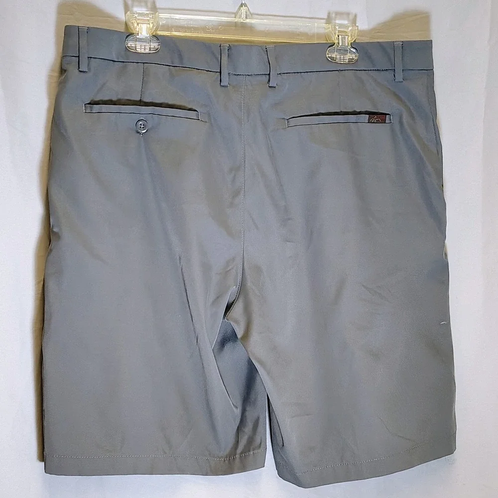 Greg Norman for Tasso Elba Mens Gray Golf Shorts Size 36 Polyester FA18 43102‎